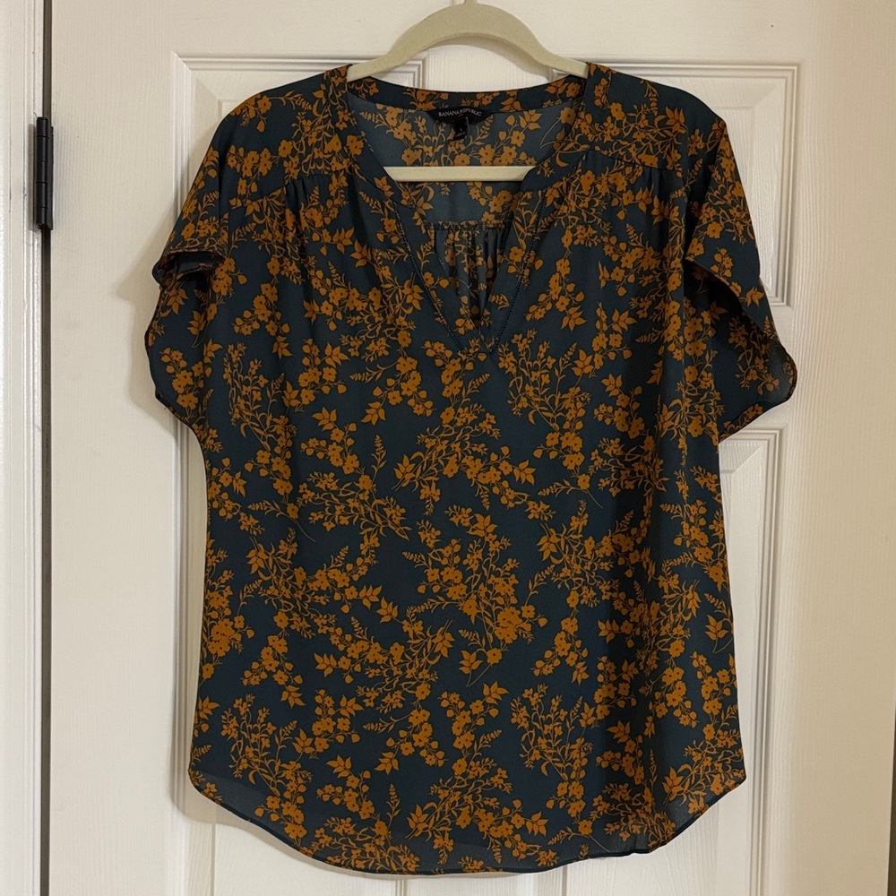 Banana Republic Floral Blouse